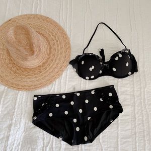 Gap polka dot swim suit